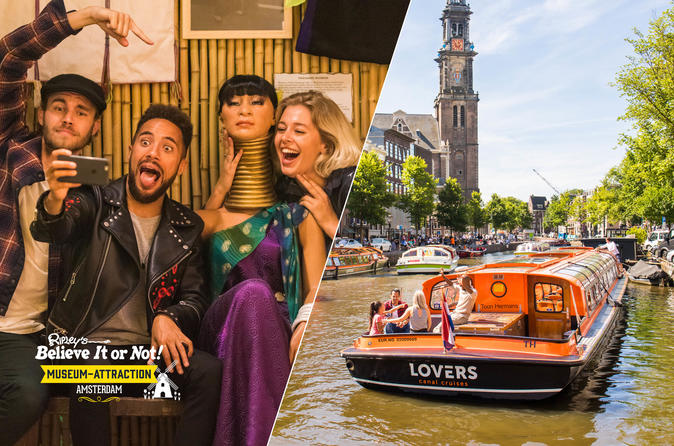 Amsterdam Super Saver: Ripley's Believe It or Not and 1-Hour Canal Cruise