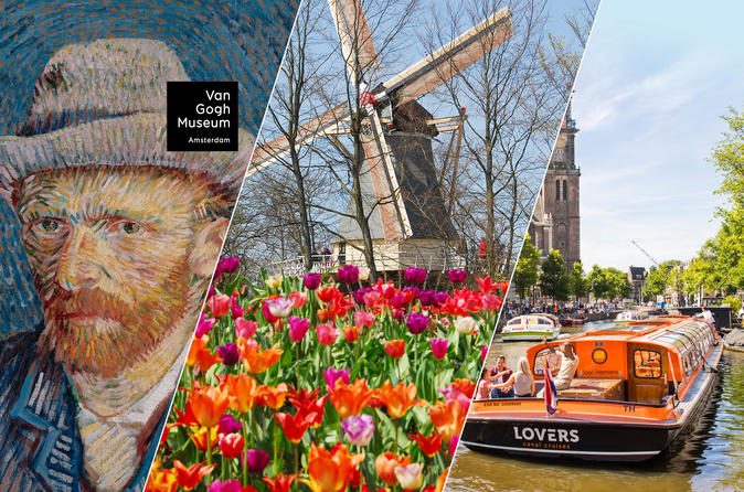 Van Gogh Museum and Keukenhof Gardens from Amsterdam in One Day