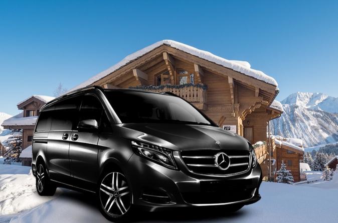 Airport Grenoble - private VIP transfer to Meribel on Mercedes V-class