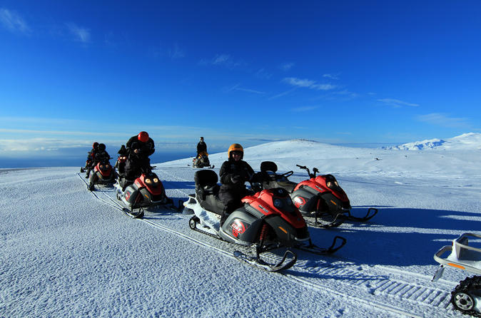 South Iceland Tour from Reykjavik with Snowmobile Adventure