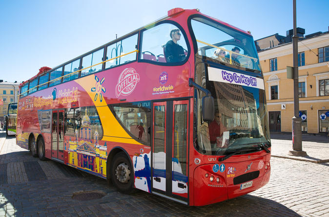 Helsinki Super Saver: 24-Hour Hop-On Hop-Off Bus and Boat Combination Tour