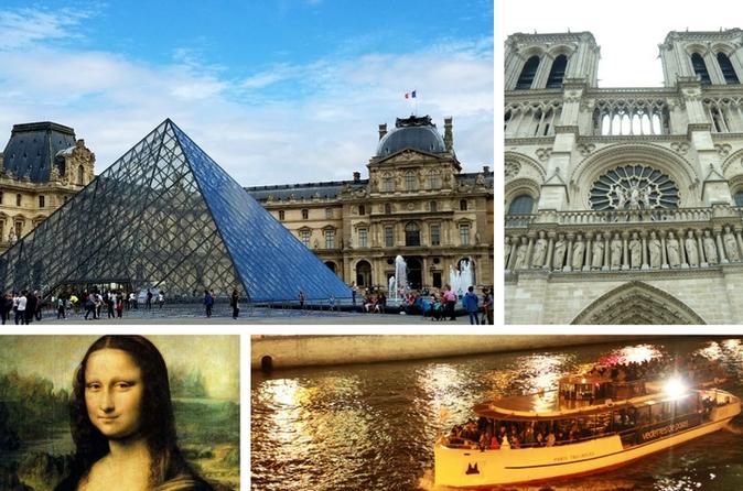 Best of Paris Tour: Skip-the-Line Louvre, Notre Dame and Seine River Cruise