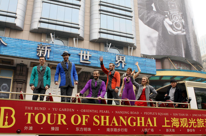 Shanghai Bus Tour Hop-on Hop-off Premium Ticket including City Top Attraction Admissions