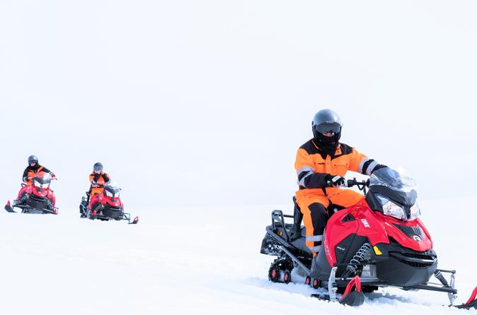 Small Group Super Jeep Tour: Golden Circle & Glacier Snowmobiling