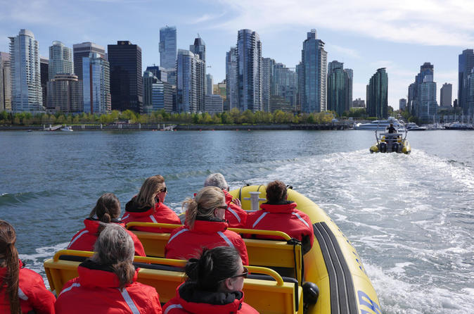 Downtown Vancouver Sightseeing Cruise in a Zodiac Vessel