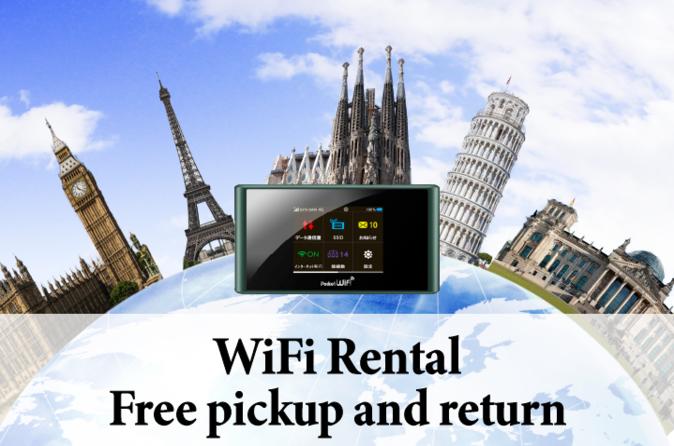 4G LTE Pocket WiFi Rental, Internet Connection in Barcelona - pick up at LAX