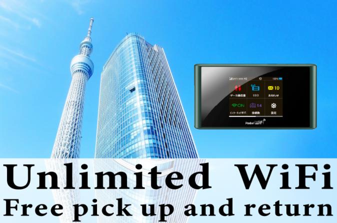 Unlimited WiFi in Japan pick up at Haneda Airport
