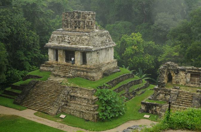 Palenque Mayan Ruins, Misol-Ha and Agua Azul Waterfalls Full Day Tour from Palenque