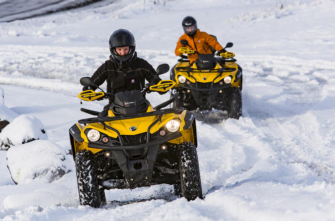 Northern Lights Hunt and ATV Quad Adventure Tour from Reykjavik
