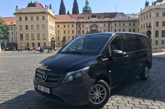 Private Mini Coach Transfer from Prague to Passau for up to 8 people