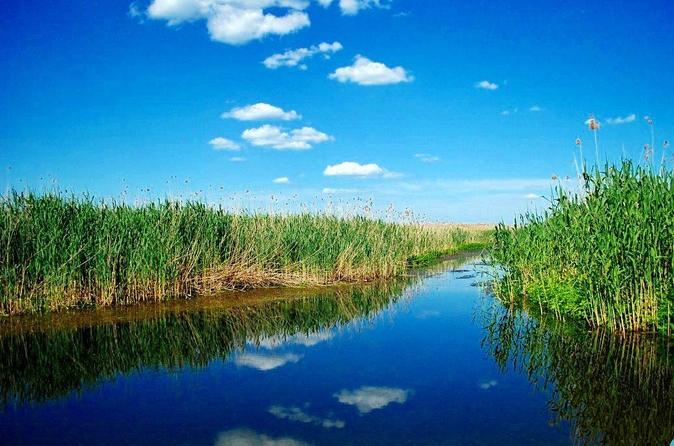 The Delta nearby Bucharest seen by boat