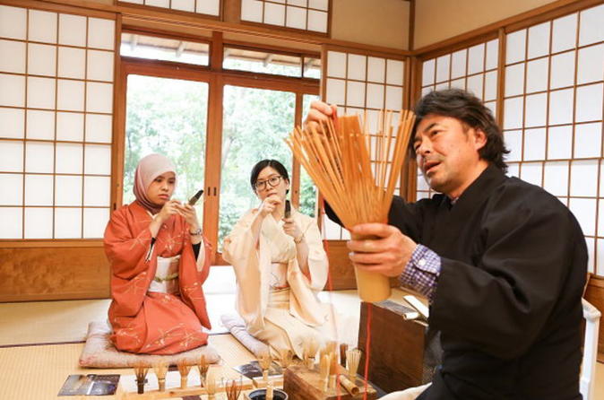 Making a Bamboo Tea Whisk (Chasen) & Japanese Garden