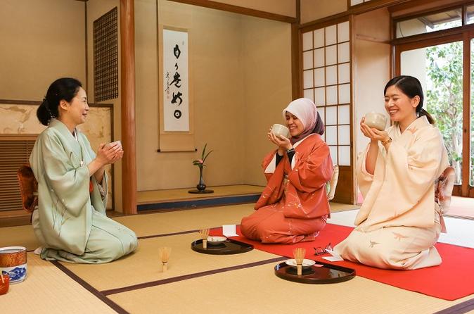 Tea Ceremony at High-class Japanese Restaurant