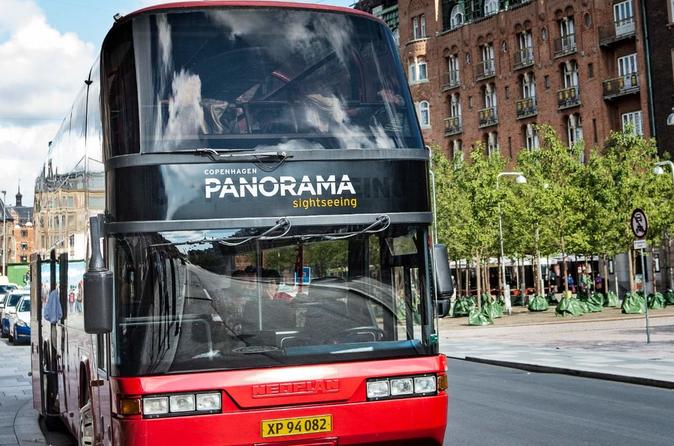 Copenhagen Panorama Sightseeing Bus Tour with Tivoli Gardens Admission Ticket