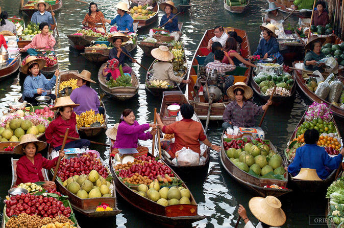 Half-day Damnoen Saduak Floating Market Tour with return transfers from Bangkok