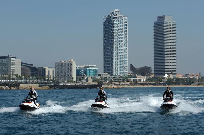 Ferrari Driving and Water Activities in Barcelona