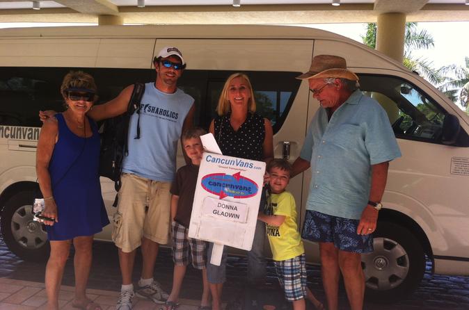 Bus Up to 11 Passengers Private Airport Transfer to or from Chiquila XolboxFerry