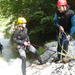 Canyoning in the Fratarica Canyon of the Soca valley 
