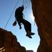 Rock climbing in Todra Gorges in Morocco