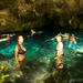 Cenote Chaak Tun, Cenote Azul and Paradise Beach from Cancun