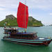 Private Charter: Red Dragon Traditional Junk Sail Yacht 75ft to Ang Thong Marine Park