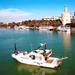 Seville Sightseeing Cruise by Yacht Including Lunch