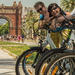 Private Vintage Bike and Photography Tour in Barcelona