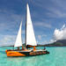 Half-Day Bora Bora Catamaran Sailing and Floating Bar Experience
