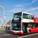 London Combo: The Original London Sightseeing Tour: Hop-on Hop-off and London Eye Champagne Experience