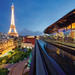 Seine River Cruise and Rooftop Dinner at Les Ombres Restaurant with Eiffel Tower Views