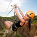 Zipline and Sunset Party Cruise Combo Tour