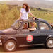 Vintage Fiat 500 Tour Along Val d'Orcia Roads