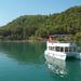 Cabrio Bus and Green Lake Catamaran Cruise From Side 