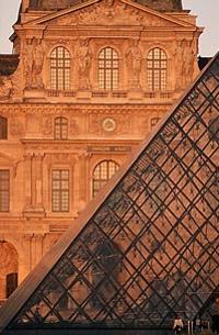 Louvre Museum and Pyramid, Paris
