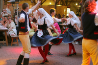 Fiesta con cena y espectáculo folclórico en Praga