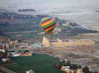 Hot Air Balloon Flight Over Luxor West Bank and Nile River