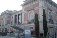 Entrada del Museo del Prado en Madrid