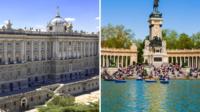 Visita guiada al Palacio Real de Madrid y al parque del Retiro con tapas
