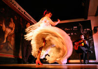 Espectáculo de flamenco en el Corral de la Morería, en Madrid