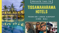 Private Taxi from Sri Lanka Airport (BIA-CMB) to Tissamaharama Hotels Private Car Transfers