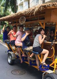 beer bike tour in kaka'ako