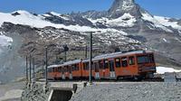 Área de Matterhorn de Zermatt Village más el monte desde Basilea