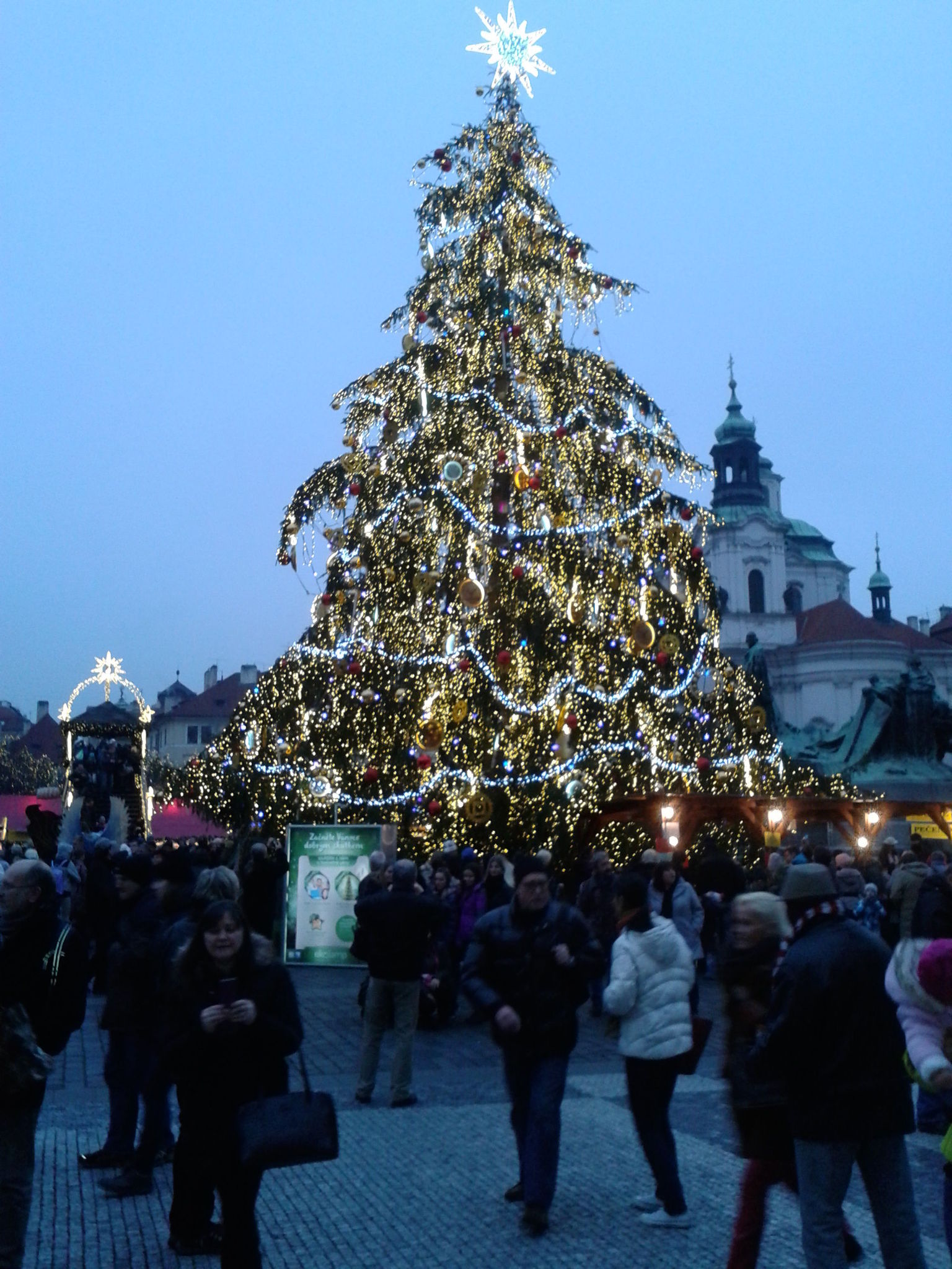 Arrival in Prague