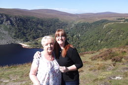 Photo of Guiness Lake!! This is me, Eve Cracknell and my mum, Sue Cracknell - standing in front of The Guiness Lake at Wicklow, Ireland on our Wild Wicklow Tour 2014!! , Eve G C - September 2014