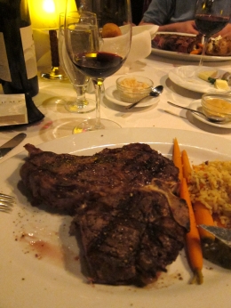 Photo of I couldn't finish it. Massive Steak. Perfectly cooked, cuts like butter. Delicious!, Jeff - October 2010