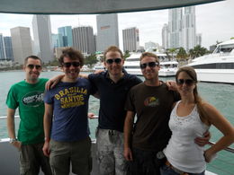 Photo of The group, Biscayne Bay Cruise Relaxing on board our Biscayne Bay Cruise, Timetable Tim - March 2011