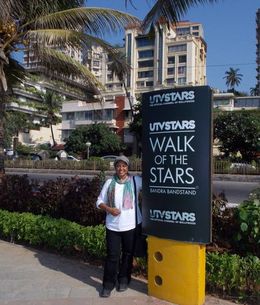 Photo of UTV Walk of the Star Bandra long footpath see many film stars statues and handprints all stars. , Miss R B - January 2014
