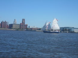 Photo of Pretty Junk on the Delaware Great to see a fully functional junk sailing with us on the Delaware , RE H - September 2013