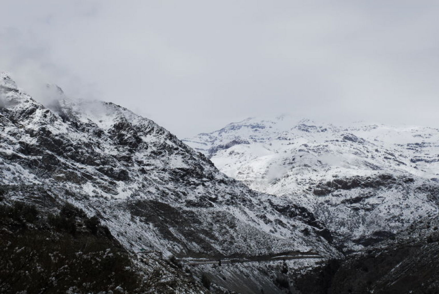 Road to Portillo, Chile