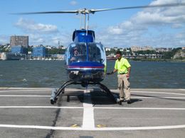 Photo of Our Helicopter A view of our helicopter just before the flight., Nigel M - September 2008